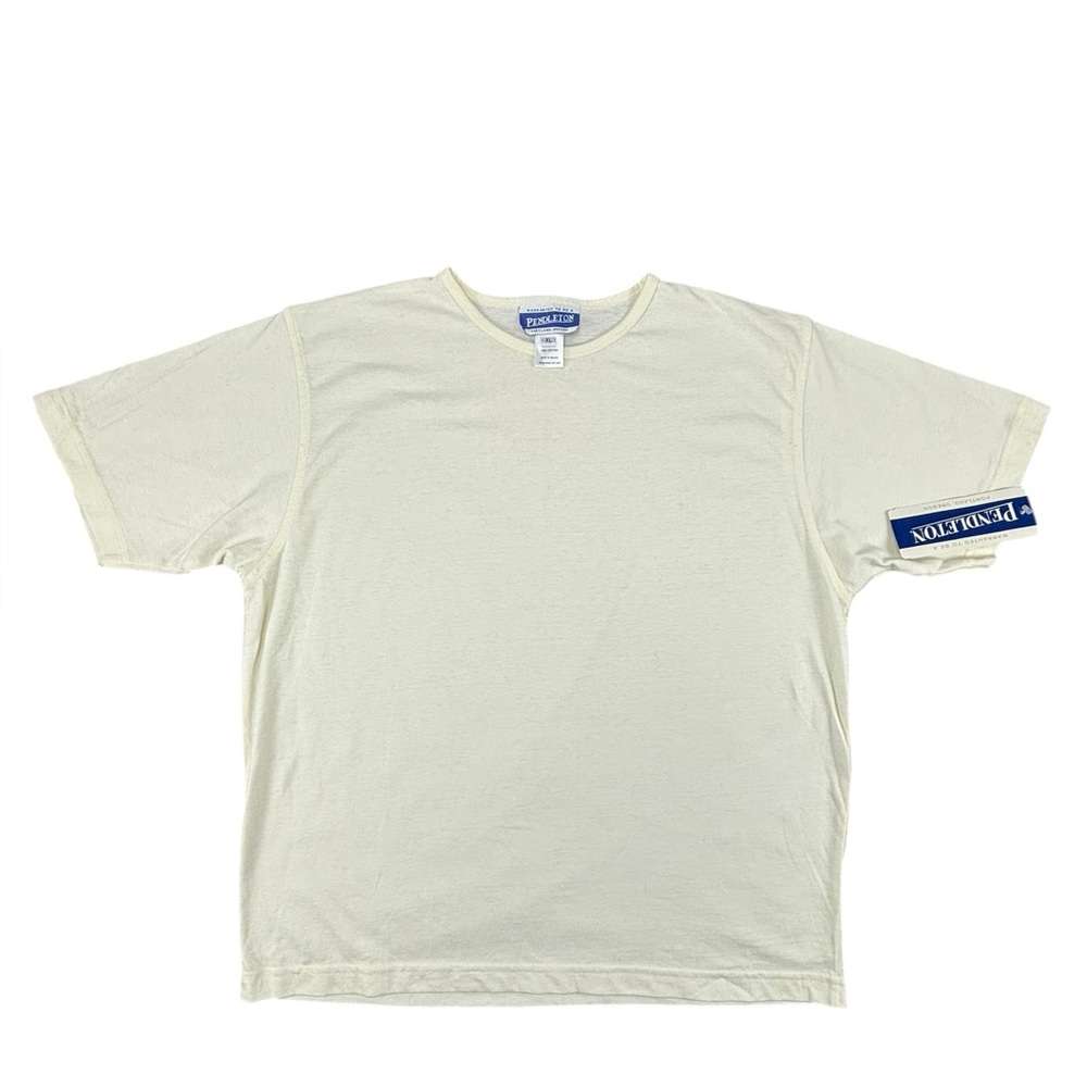 NWT | Pendleton | 90s Vintage Tshirt | Color-Cream | XL